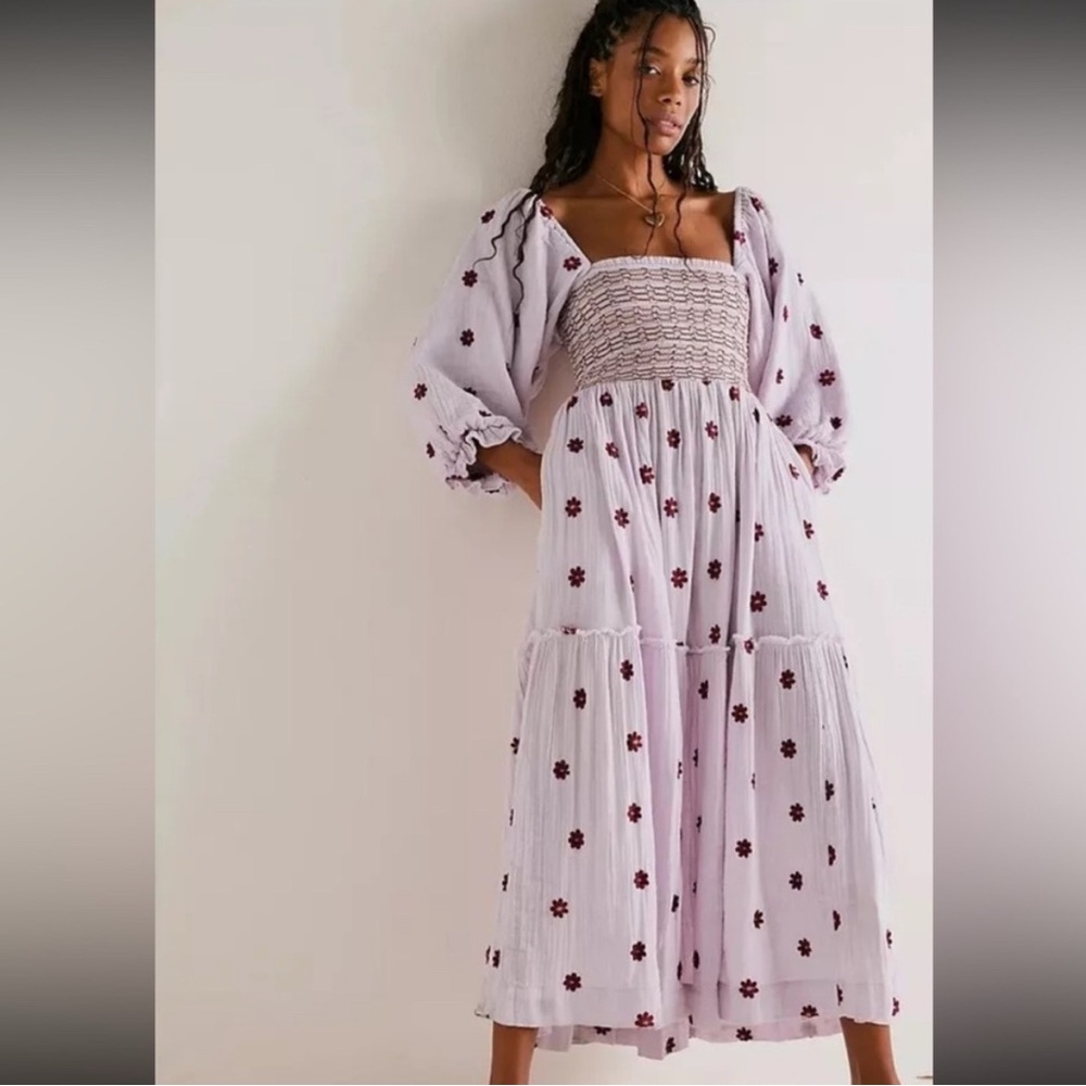 Lavender Dahlia Dress